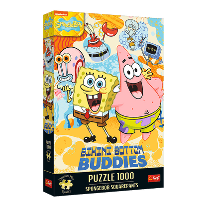 SpongyaBob Kockanadrág Trefl 1000 darabos kirakó puzzle (TR-12081) - puzzlegarden