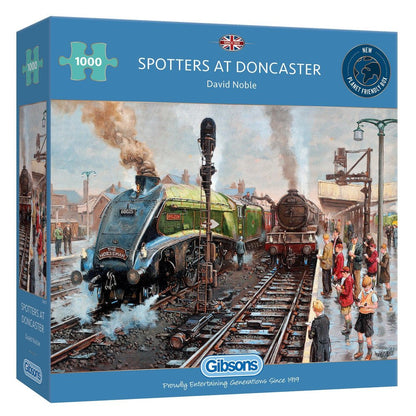 Spotters at Doncaster Gibsons 1000 darabos kirakó puzzle (G - G6317 5012269063172) - puzzlegarden