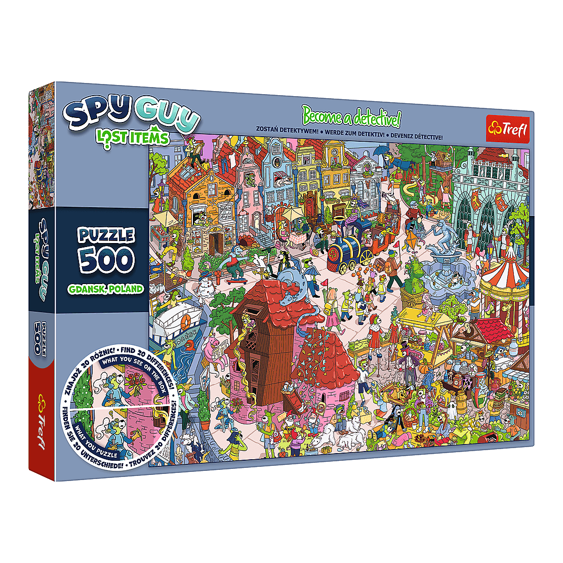 Spy Guy: Elveszett tárgyak – Gdańsk Trefl 500 darabos kirakó puzzle (TR-37479) - puzzlegarden