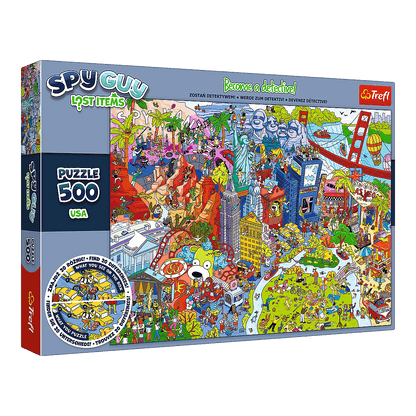Spy Guy: Elveszett tárgyak – USA Trefl 500 darabos kirakó puzzle (TR-37480) - puzzlegarden