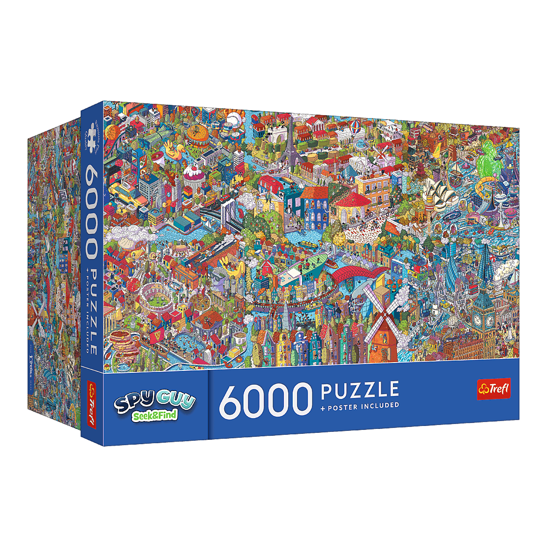 Spy Guy – Városi kaland Trefl 6000 darabos kirakó puzzle (TR-81049) - puzzlegarden