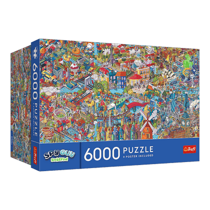 Spy Guy – Városi kaland Trefl 6000 darabos kirakó puzzle (TR-81049) - puzzlegarden