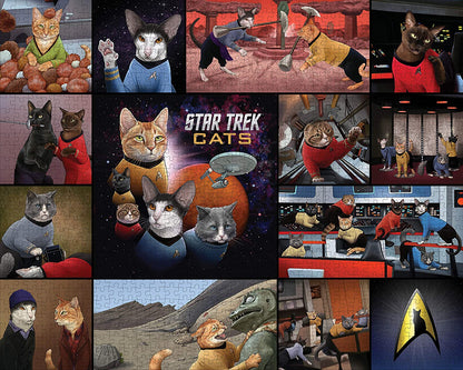 Star Trek Macskák Galison 1000 darabos kirakó puzzle (GA-STCATS 9781797212227) - puzzlegarden