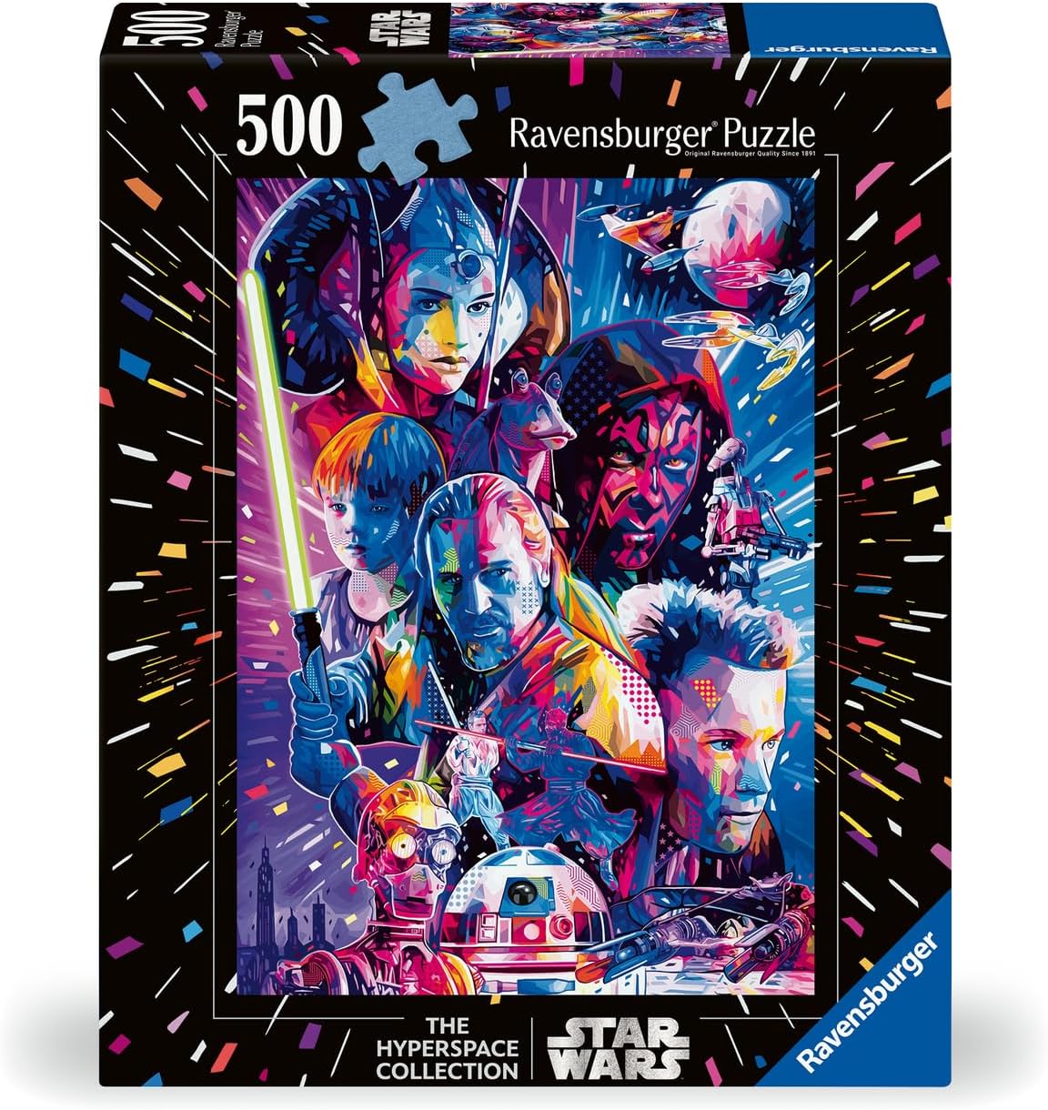 Star Wars - Baljós árnyak - XXL Ravensburger 500 darabos kirakó puzzle (RA - 12001338 4005555013389) - puzzlegarden