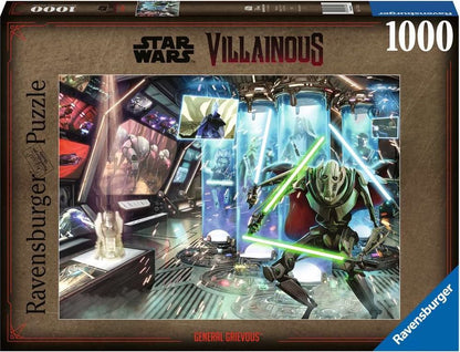 Star Wars Villainous - Grievous tábornok Ravensburger 1000 darabos kirakó puzzle (RA-17342 4005556173426) - puzzlegarden