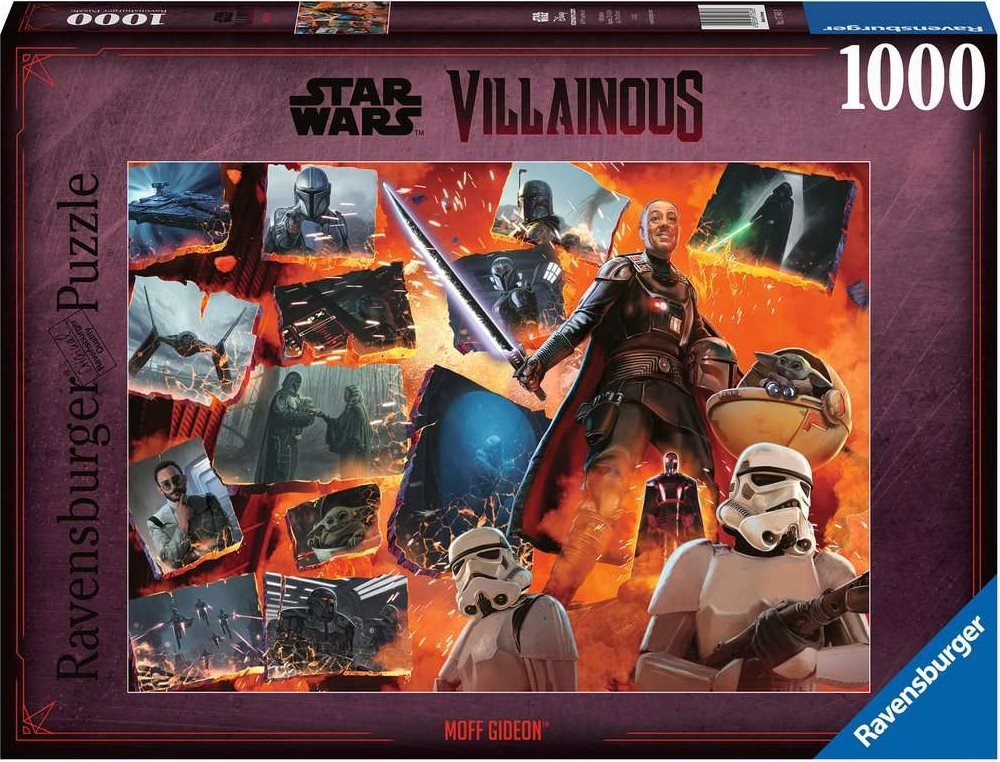 Star Wars Villainous - Moff Gideon Ravensburger 1000 darabos kirakó puzzle (RA-17343 4005556173433) - puzzlegarden