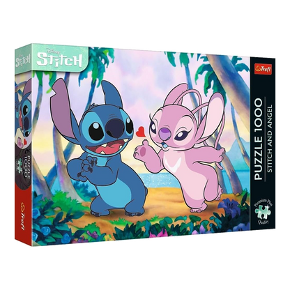 Stitch és Angel Trefl 1000 darabos kirakó puzzle (TR-12079) - puzzlegarden