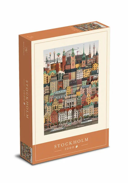 Stockholm Martin Schwartz 1000 darabos kirakó puzzle (MS-MS1603-2) - puzzlegarden