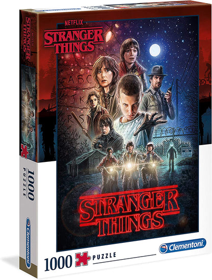 Stranger Things 1. Évad Clementoni 1000 darabos kirakó puzzle (CL-39542 8005125395422) - puzzlegarden