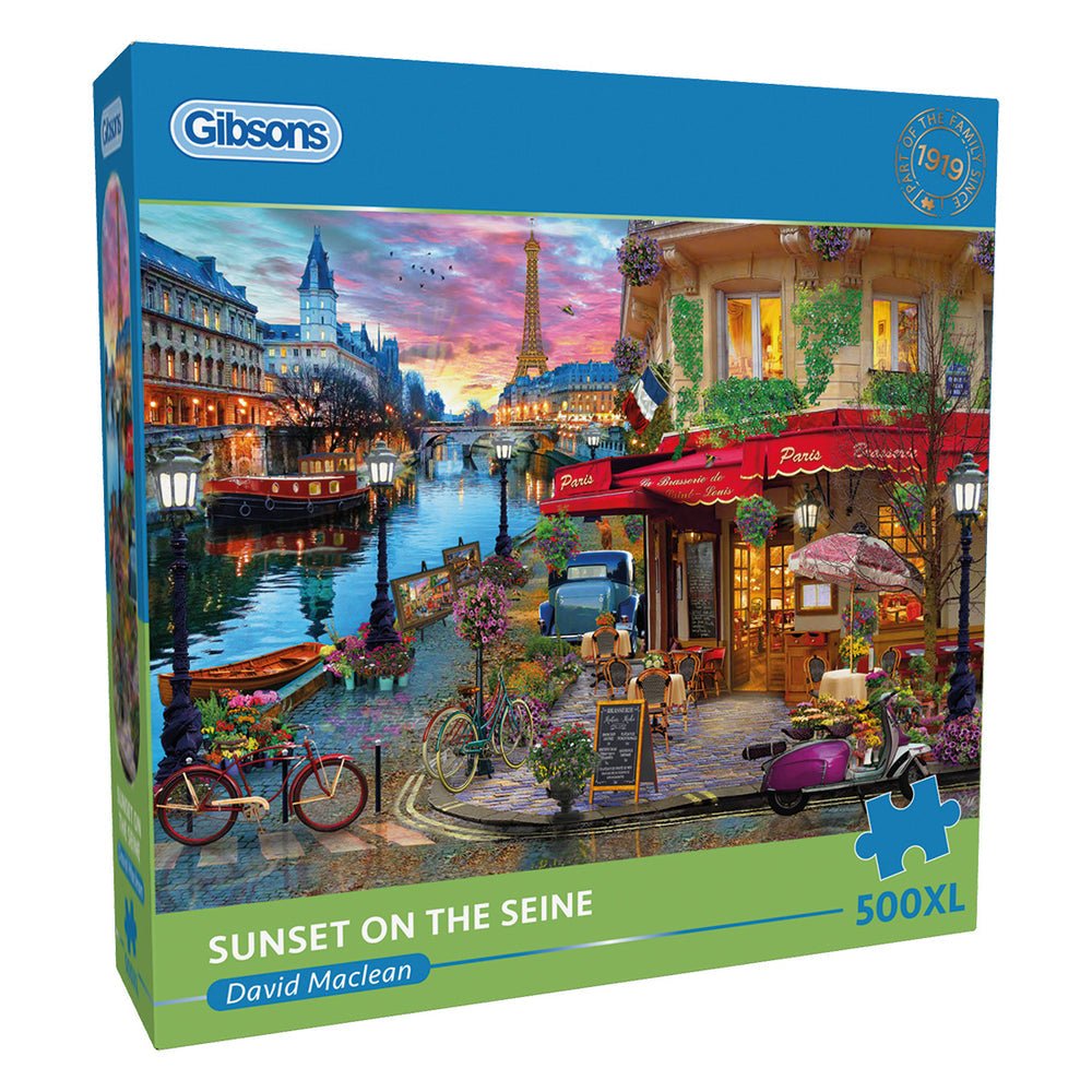 Sunset on the Seine Gibsons 500 darabos kirakó puzzle (G - G3561 5012269035612) - puzzlegarden