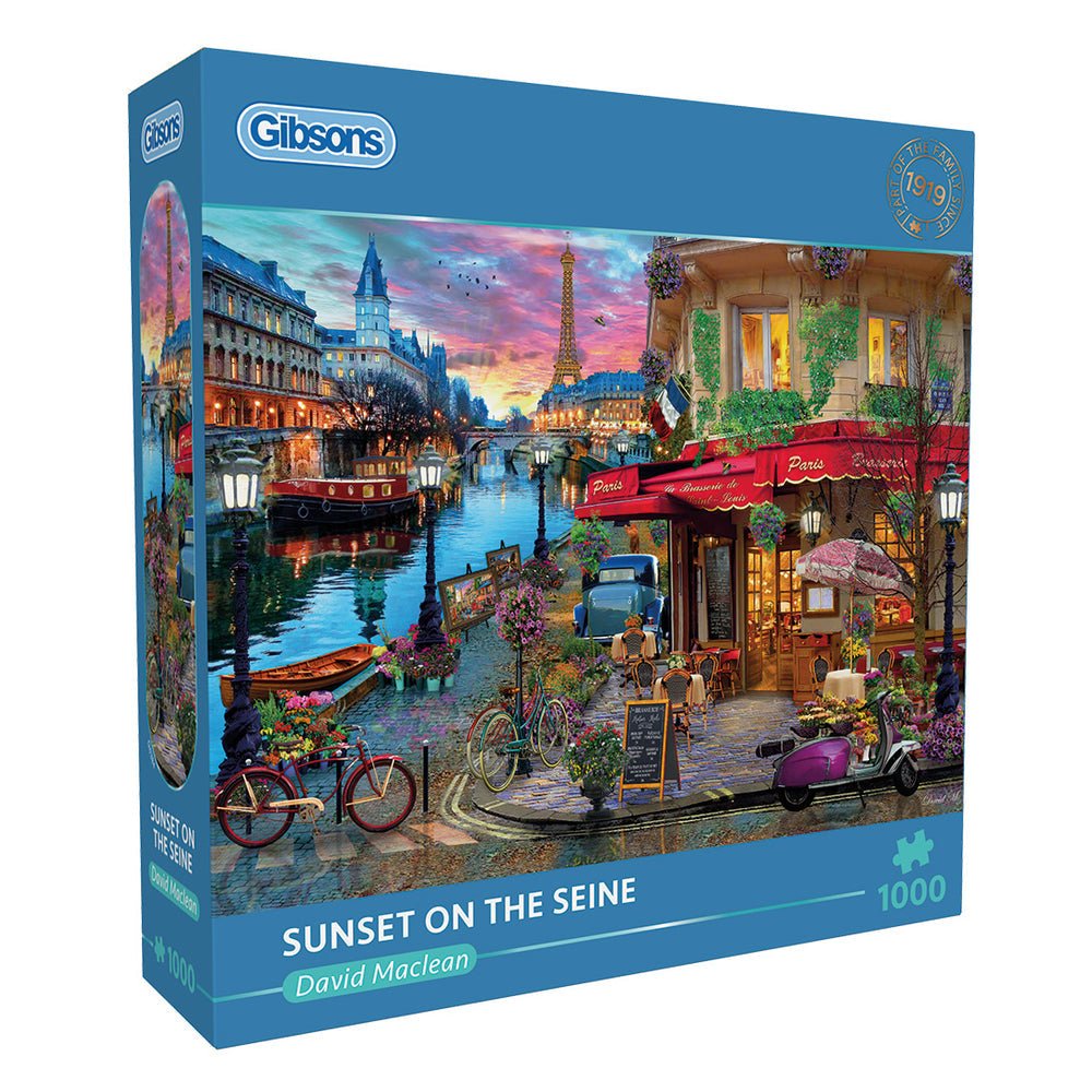 Sunset on the Seine Gibsons 1000 darabos kirakó puzzle (G - G6384 5012269063844) - puzzlegarden