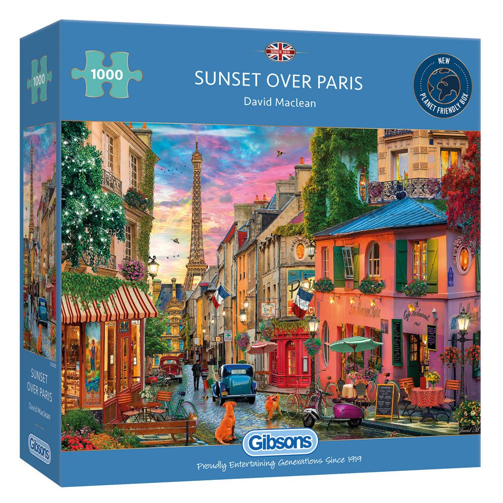 Sunset over Paris Gibsons 1000 darabos kirakó puzzle (G - G6329 5012269063295) - puzzlegarden