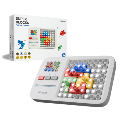 Super Blocks - elektronikus logikai játék Giiker egyéb darabos kirakó puzzle (GI-6971421890201) - puzzlegarden