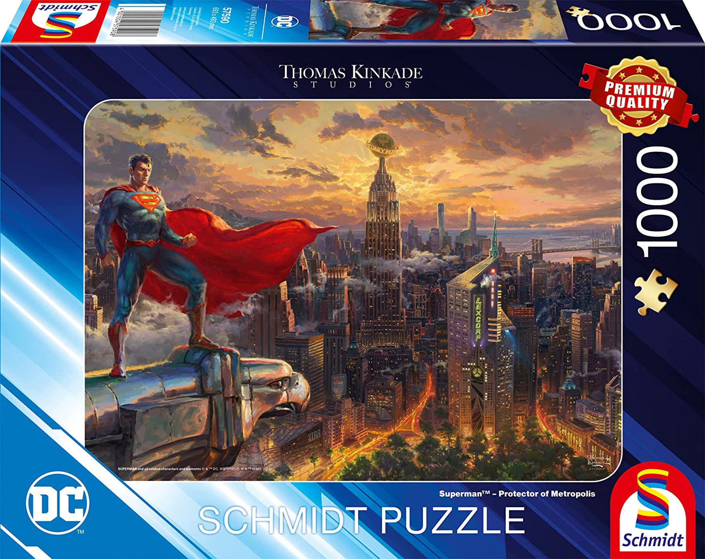 Superman, Metropolisz Védelmezője Schmidt 1000 darabos kirakó puzzle (SCH-57590 4001504575908) - puzzlegarden