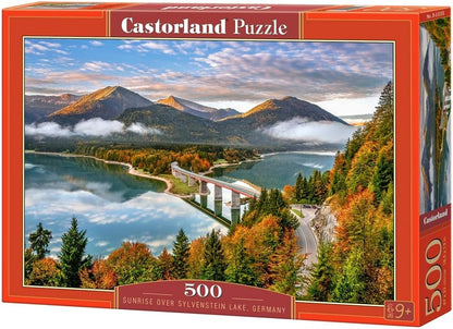 Sylvenstein tó, Németország Castorland 500 darabos kirakó puzzle (C-B-53353 5904438053353) - puzzlegarden