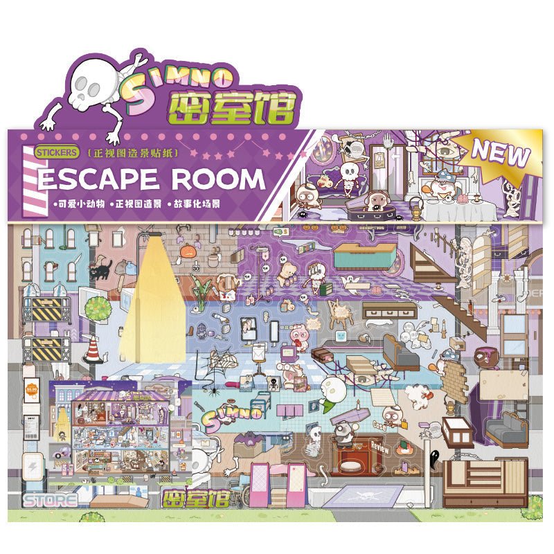 Szabadulószoba - matricajelenet Simno 1 darabos kirakó puzzle (SN-6941776324201) - puzzlegarden