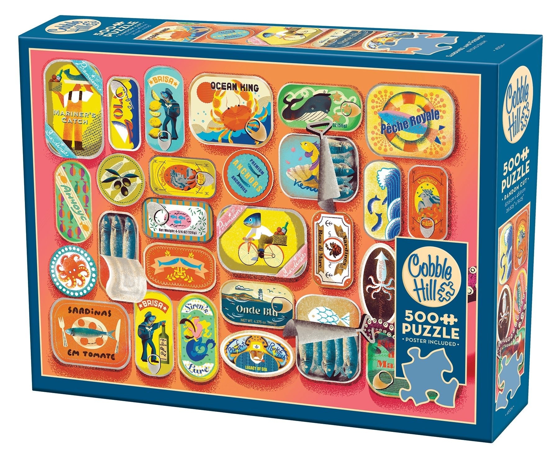 Szardíniák és barátai Cobble Hill 500 darabos kirakó puzzle (CH-45124) - puzzlegarden