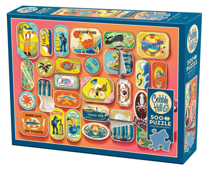 Szardíniák és barátai Cobble Hill 500 darabos kirakó puzzle (CH-45124) - puzzlegarden