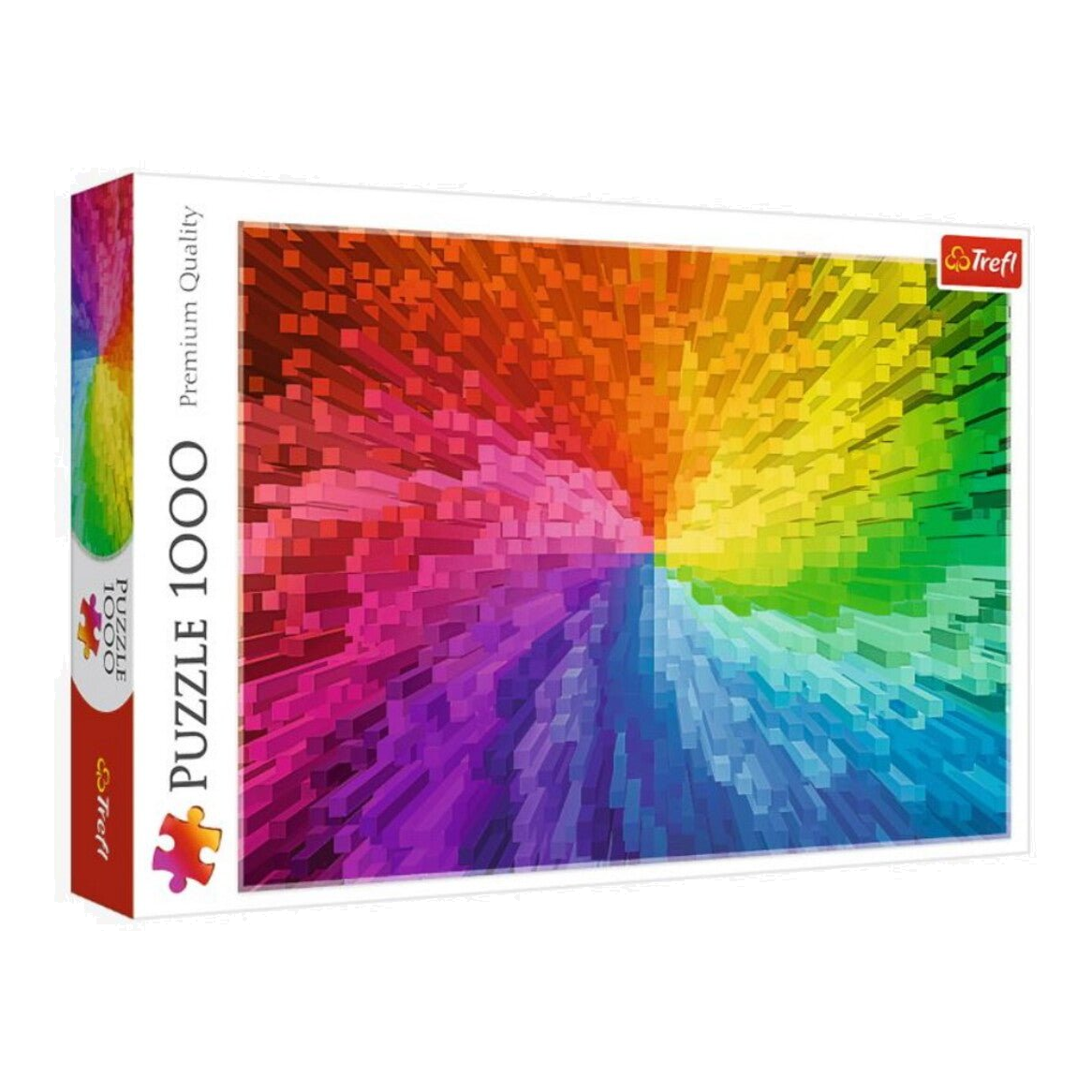 Színátmenet Kockák Trefl 1000 darabos kirakó puzzle (TR-10666) - puzzlegarden