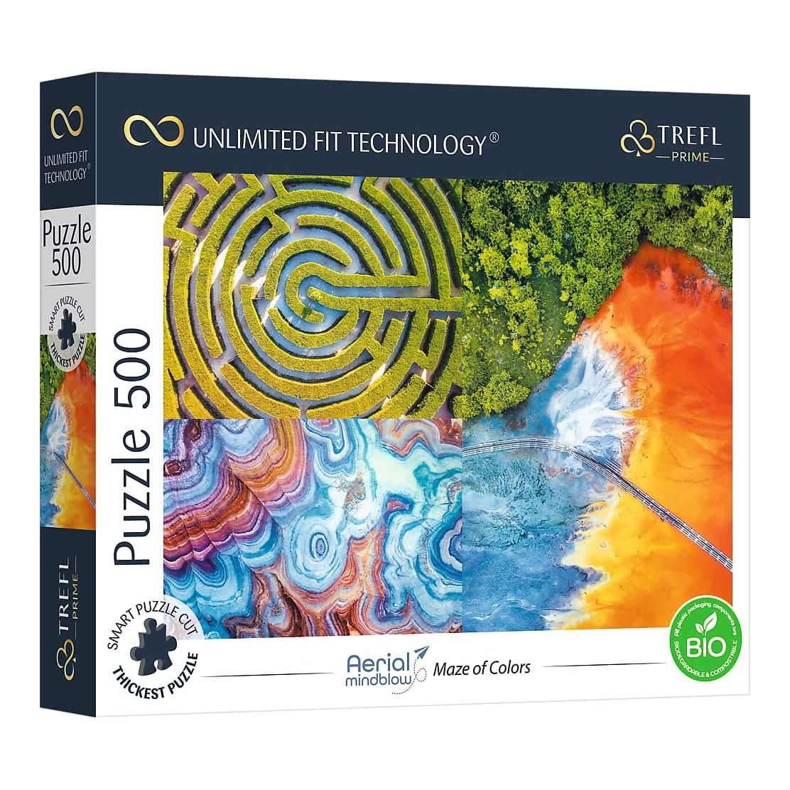 Színek Labirintusa Trefl 500 darabos kirakó puzzle (TR-37460) - puzzlegarden