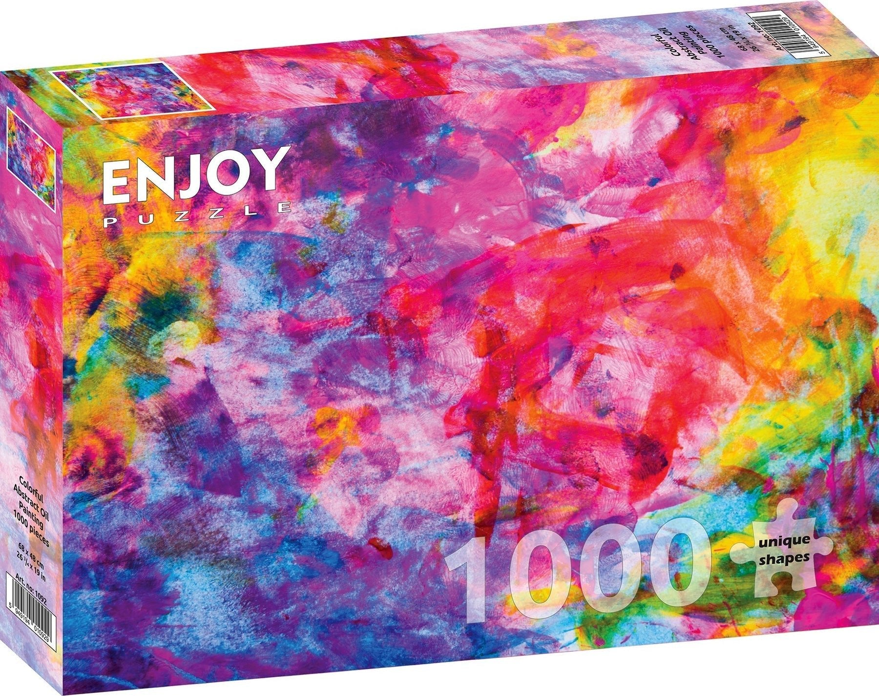 Színes Absztrakt Olajfestmény ENJOY 1000 darabos kirakó puzzle (EN-1092 5949194010929) - puzzlegarden