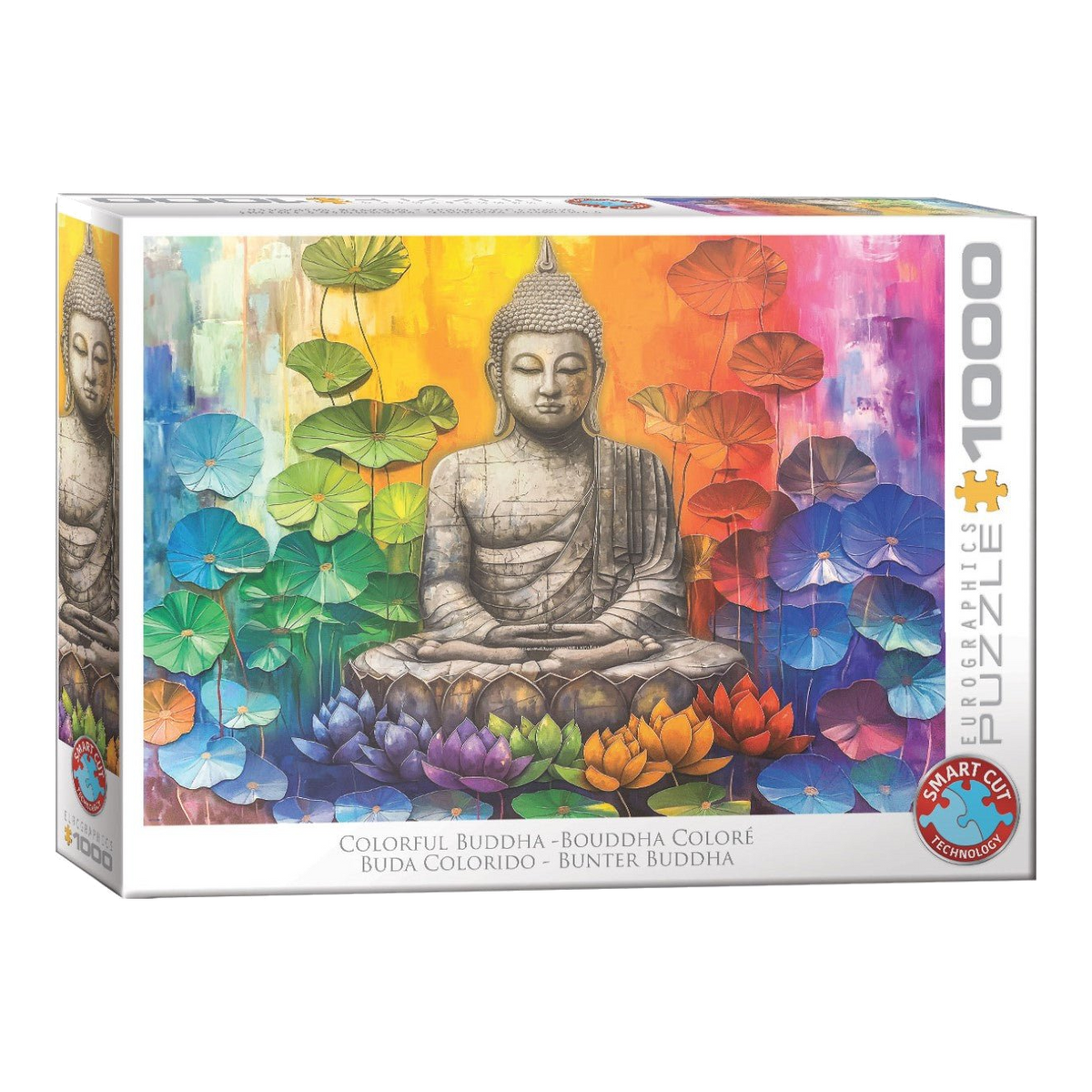 Színes Buddha Eurographics 1000 darabos kirakó puzzle (EUR-6000-5925) - puzzlegarden
