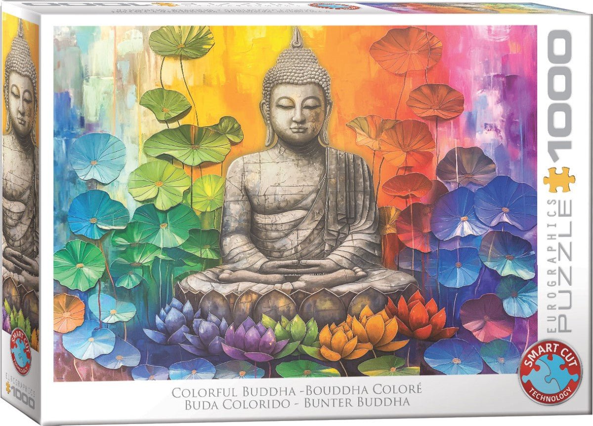 Színes Buddha Eurographics 1000 darabos kirakó puzzle (EUR-6000-5925) - puzzlegarden