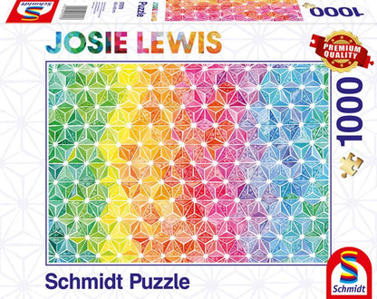 Színes háromszögek Schmidt 1000 darabos kirakó puzzle (SCH-57579 4001504575793) - puzzlegarden