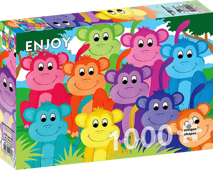 Színes Majmok ENJOY 1000 darabos kirakó puzzle (EN-2060 5949194020607) - puzzlegarden