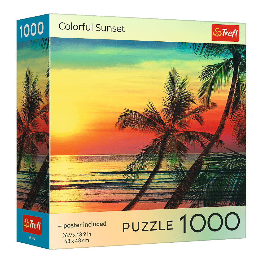 Színes naplemente Trefl 1000 darabos kirakó puzzle (TR-USA_99315) - puzzlegarden