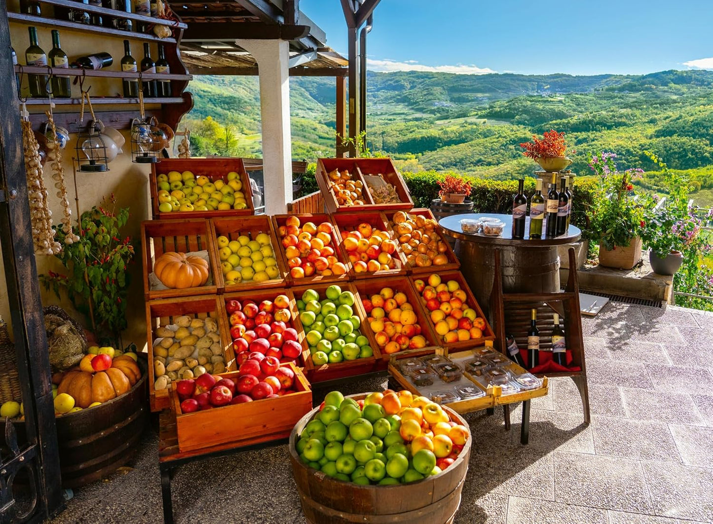 Színes Piacok - Zöldség - gyümölcs piac, Horvátország Ravensburger 500 darabos kirakó puzzle (RA-12001814) - puzzlegarden