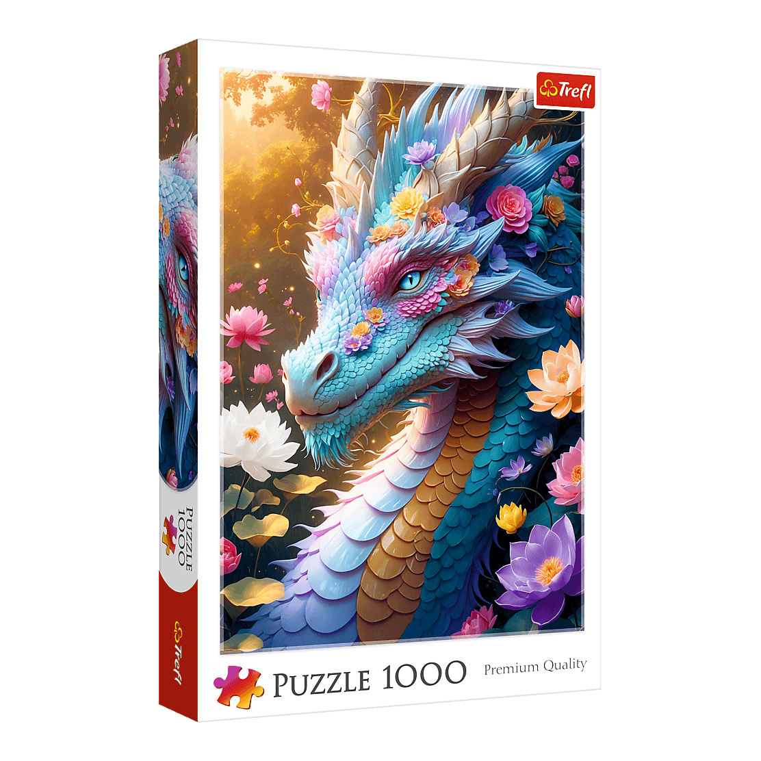 Színes sárkány Trefl 1000 darabos kirakó puzzle (TR-10953) - puzzlegarden