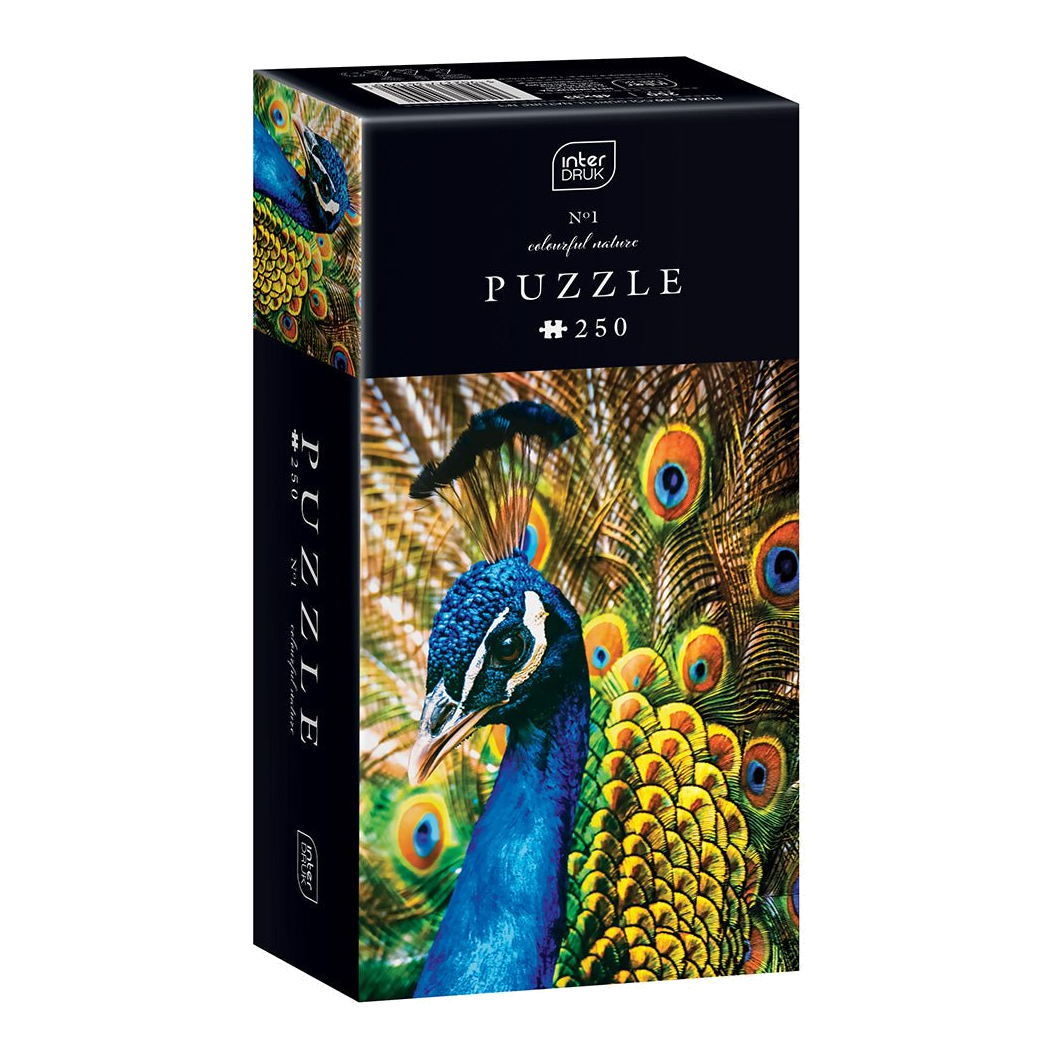 Színes természet 1 – Páva Interdruk 250 darabos kirakó puzzle (ID-5902277341990) - puzzlegarden
