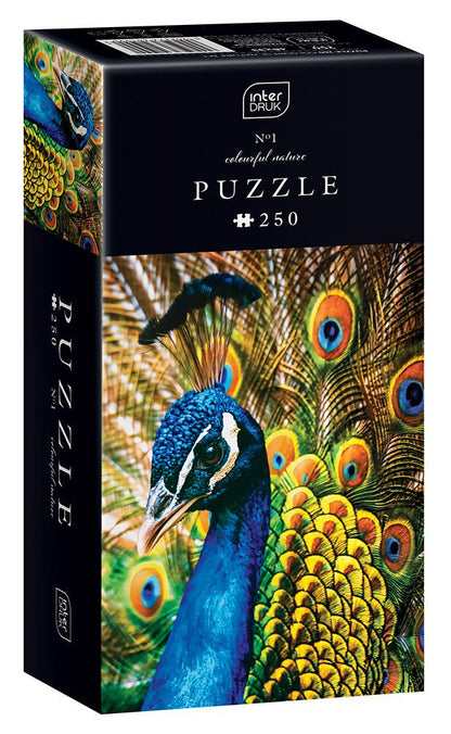 Színes természet 1 – Páva Interdruk 250 darabos kirakó puzzle (ID-PUZ250CN1P) - puzzlegarden