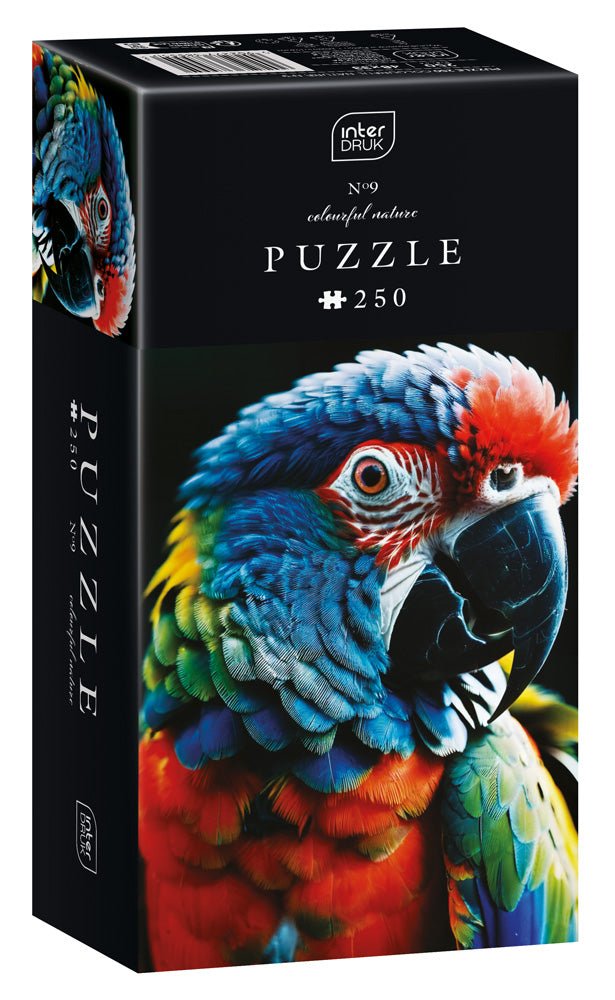 Színes természet 9 – Papagáj Interdruk 250 darabos kirakó puzzle (ID-PUZ250CN9) - puzzlegarden