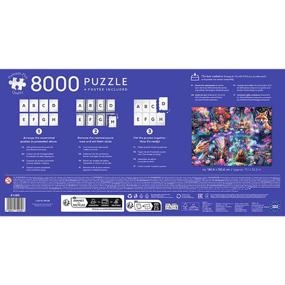 Színes világ Trefl 8000 darabos kirakó puzzle (TR-81080) - puzzlegarden