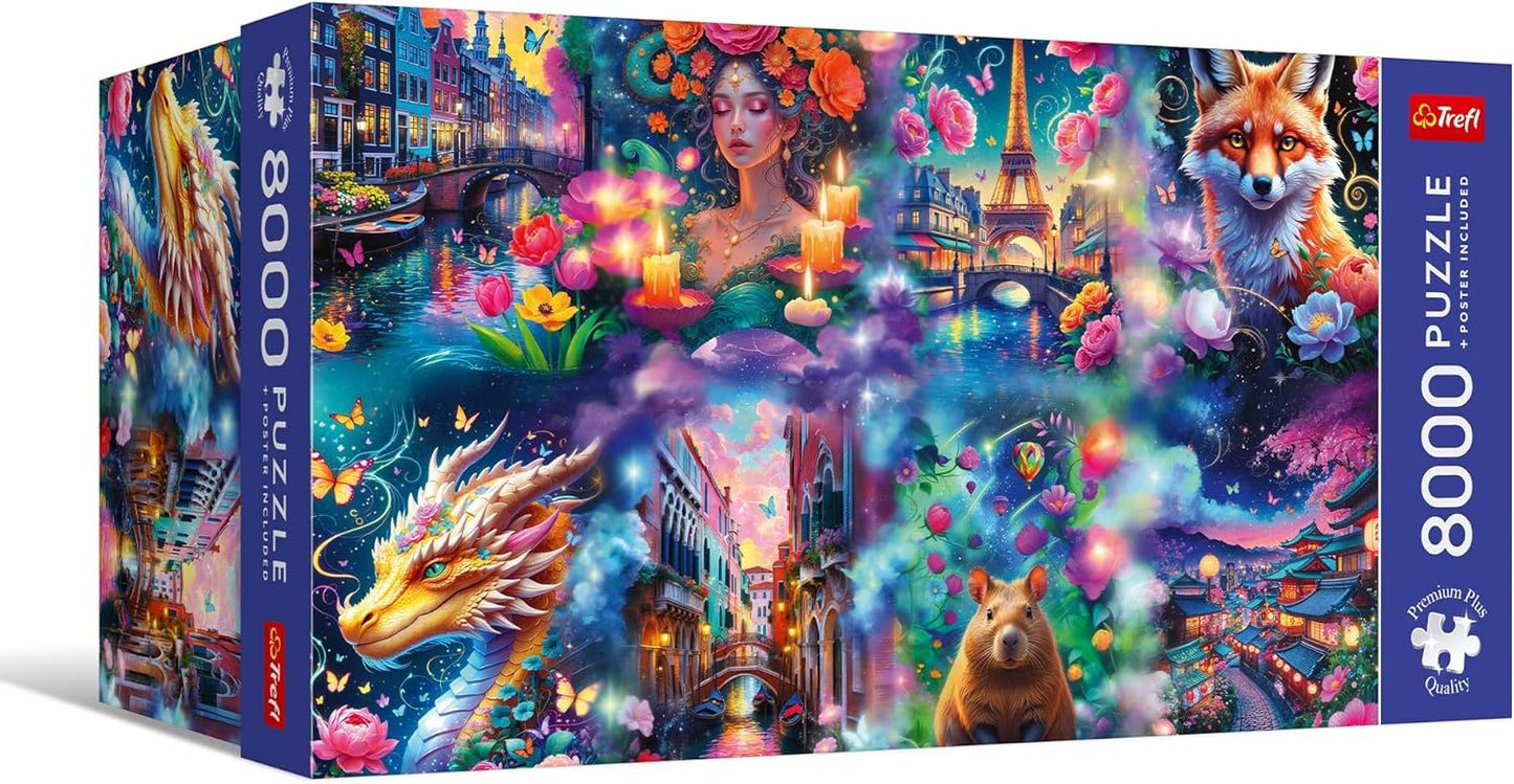 Színes világ Trefl 8000 darabos kirakó puzzle (TR-81080) - puzzlegarden