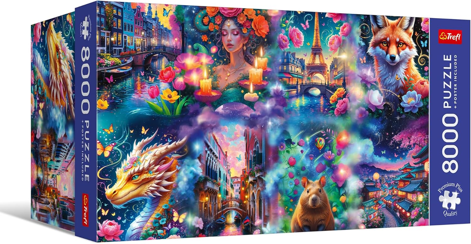 Színes világ Trefl 8000 darabos kirakó puzzle (TR-81080) - puzzlegarden
