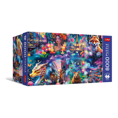 Színes világ Trefl 8000 darabos kirakó puzzle (TR-81080) - puzzlegarden