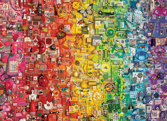 Színpompás szivárvány Cobble Hill 1000 darabos kirakó puzzle (CH - 40062) - puzzlegarden