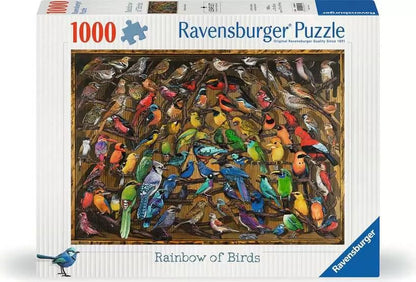 Szivárvány madarak Ravensburger 1000 darabos kirakó puzzle (RA-12000281) - puzzlegarden