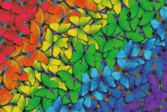 Szivárvány Pillangók - Fa kirakó Trefl Wood Craft 500 darabos kirakó puzzle (TR - 20159) - puzzlegarden