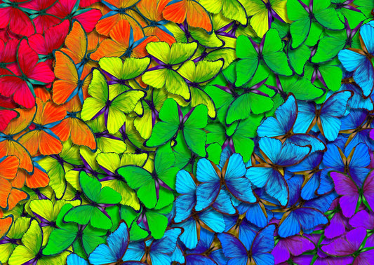 Szivárványos Pillangók ENJOY 1000 darabos kirakó puzzle (EN-1961 5949194019618) - puzzlegarden
