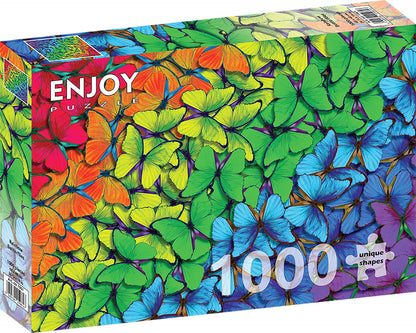 Szivárványos Pillangók ENJOY 1000 darabos kirakó puzzle (EN-1961 5949194019618) - puzzlegarden