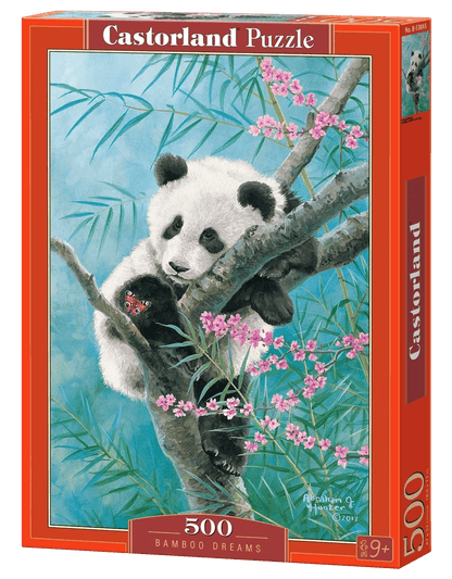 Szunyókáló Panda Castorland 500 darabos kirakó puzzle (B-53865 5904438053865) - puzzlegarden