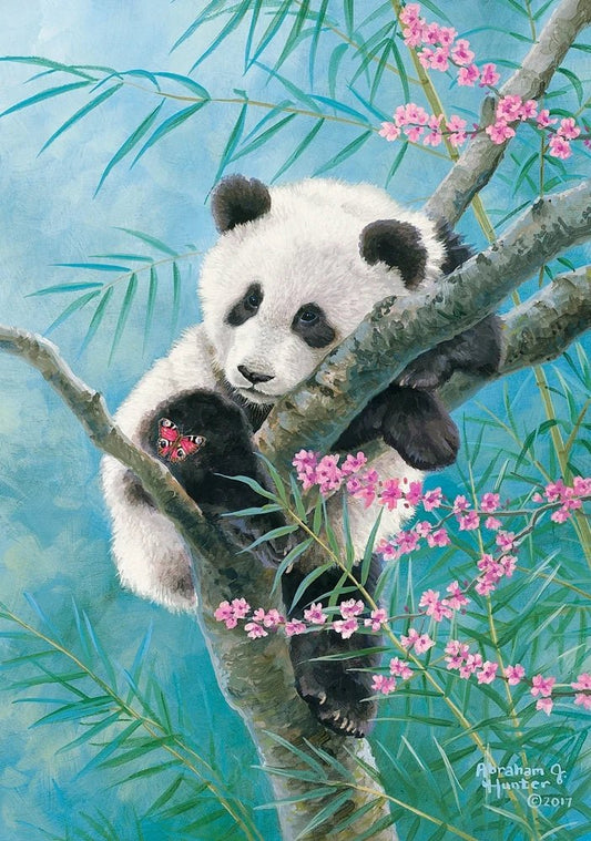 Szunyókáló Panda Castorland 500 darabos kirakó puzzle (B-53865 5904438053865) - puzzlegarden