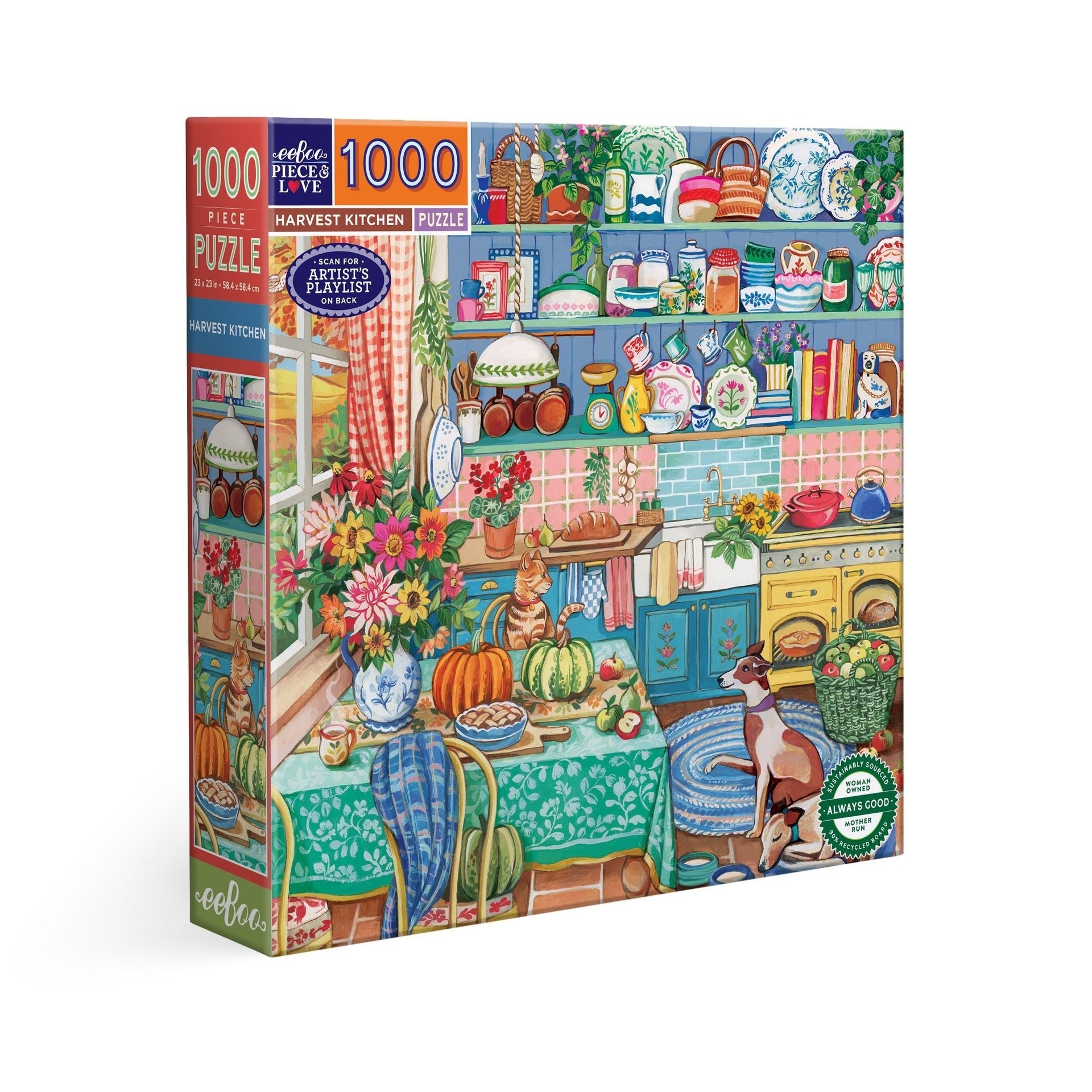 Szüreti konyha Eeboo 1000 darabos kirakó puzzle (EB-EPZT488) - puzzlegarden