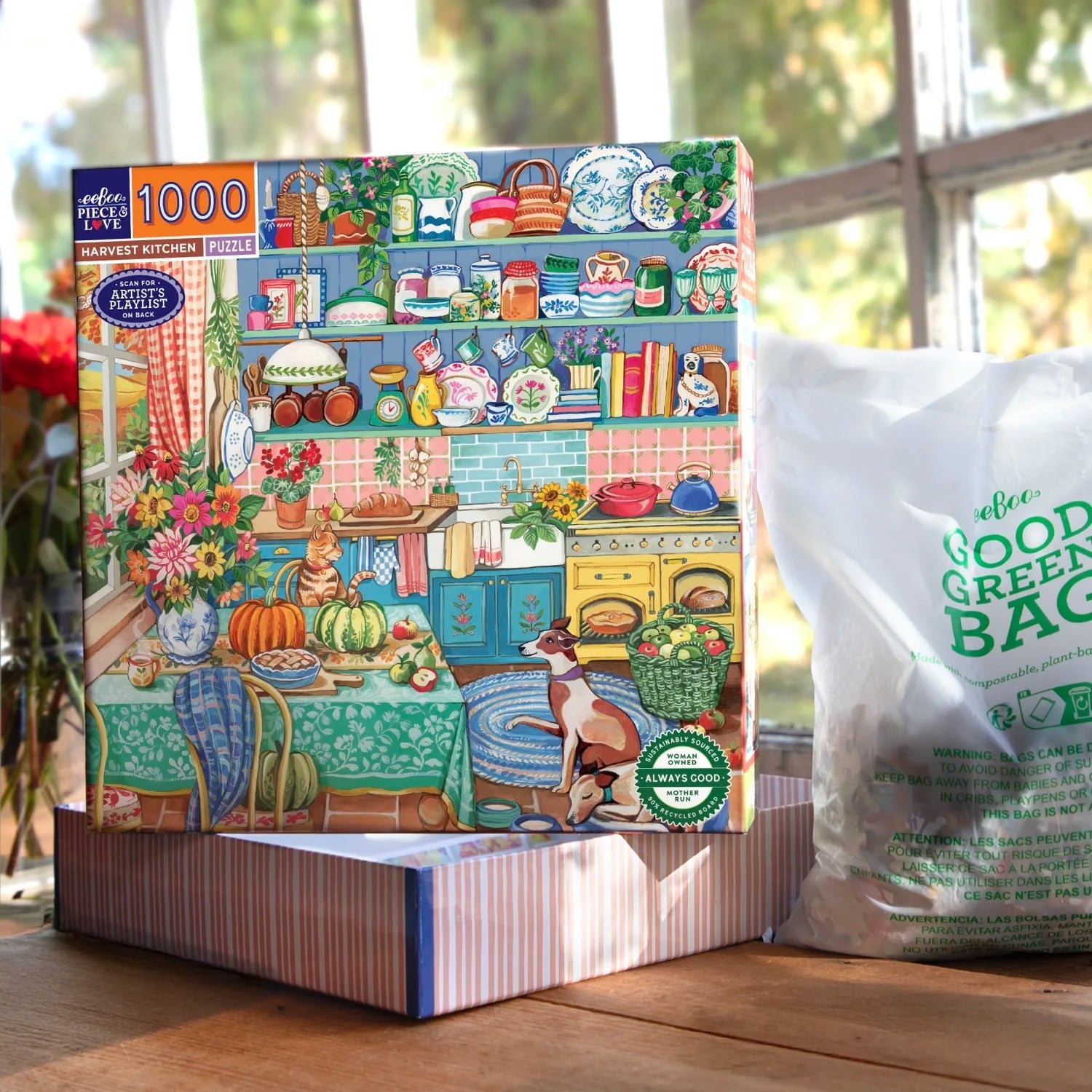 Szüreti konyha Eeboo 1000 darabos kirakó puzzle (EB-EPZT488) - puzzlegarden