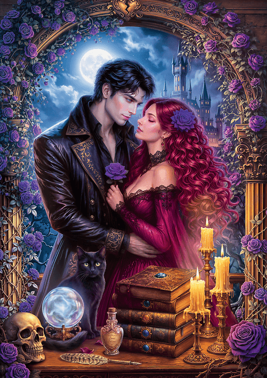 Tales After Dark: Gótikus szerelem Trefl 1000 darabos kirakó puzzle (TR-12167) - puzzlegarden