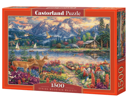 Tavasz a hegyekben Castorland 1500 darabos kirakó puzzle (C-152131 5904438152131) - puzzlegarden